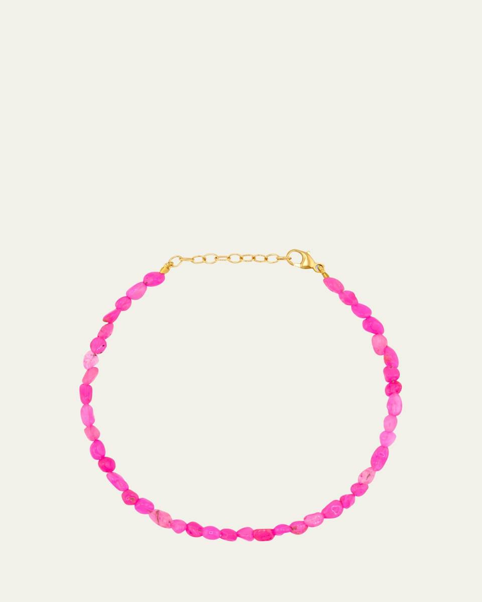Pink Pebble Opal Bracelet
